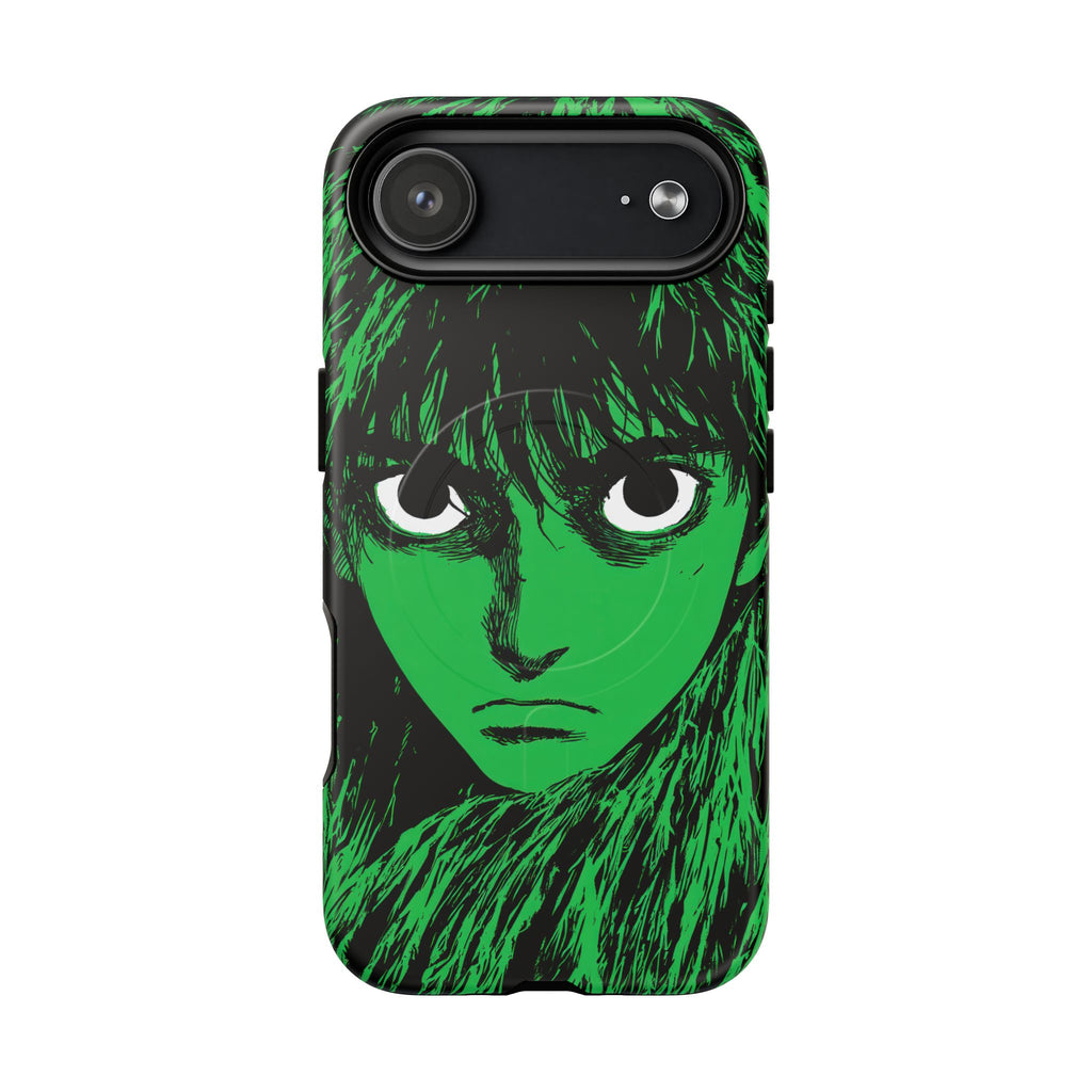Venom - Portrait manga vert toxique et noir