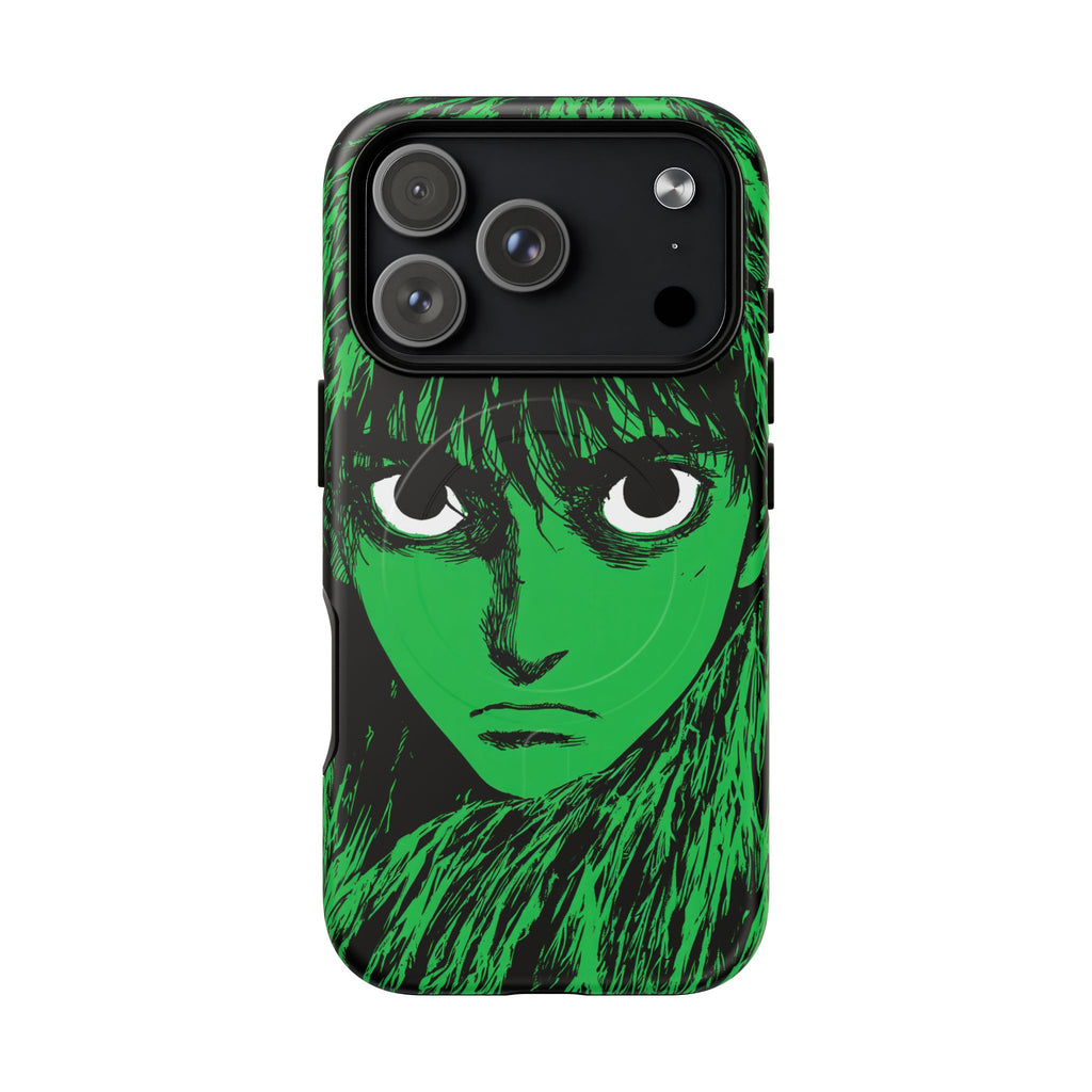 Venom - Portrait manga vert toxique et noir