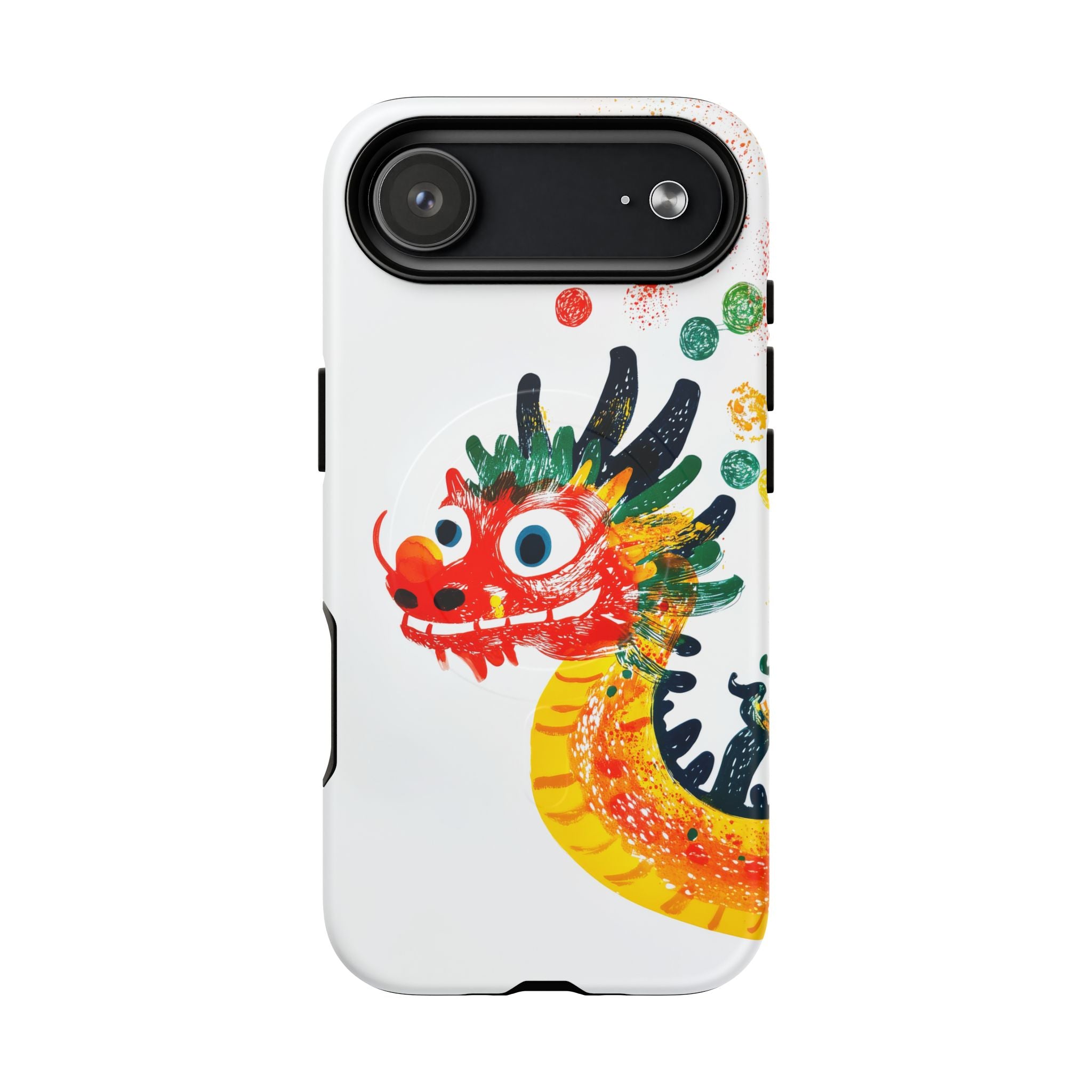 Long - Illustrated Chinese dragon white background