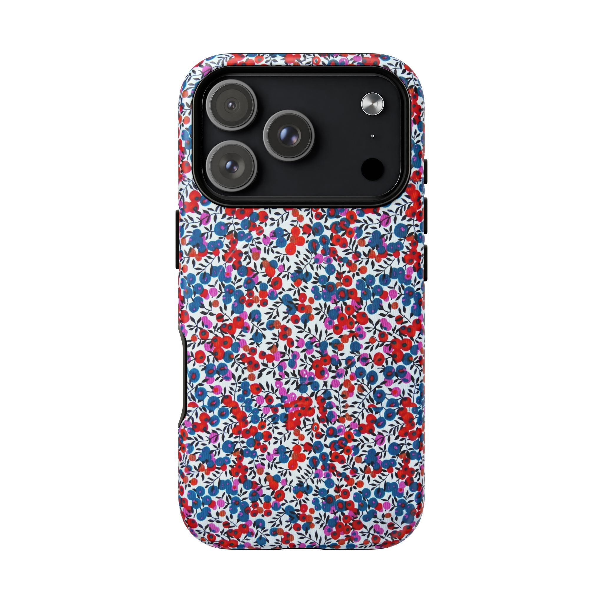 Scatter - Red & Blue confetti flowers
