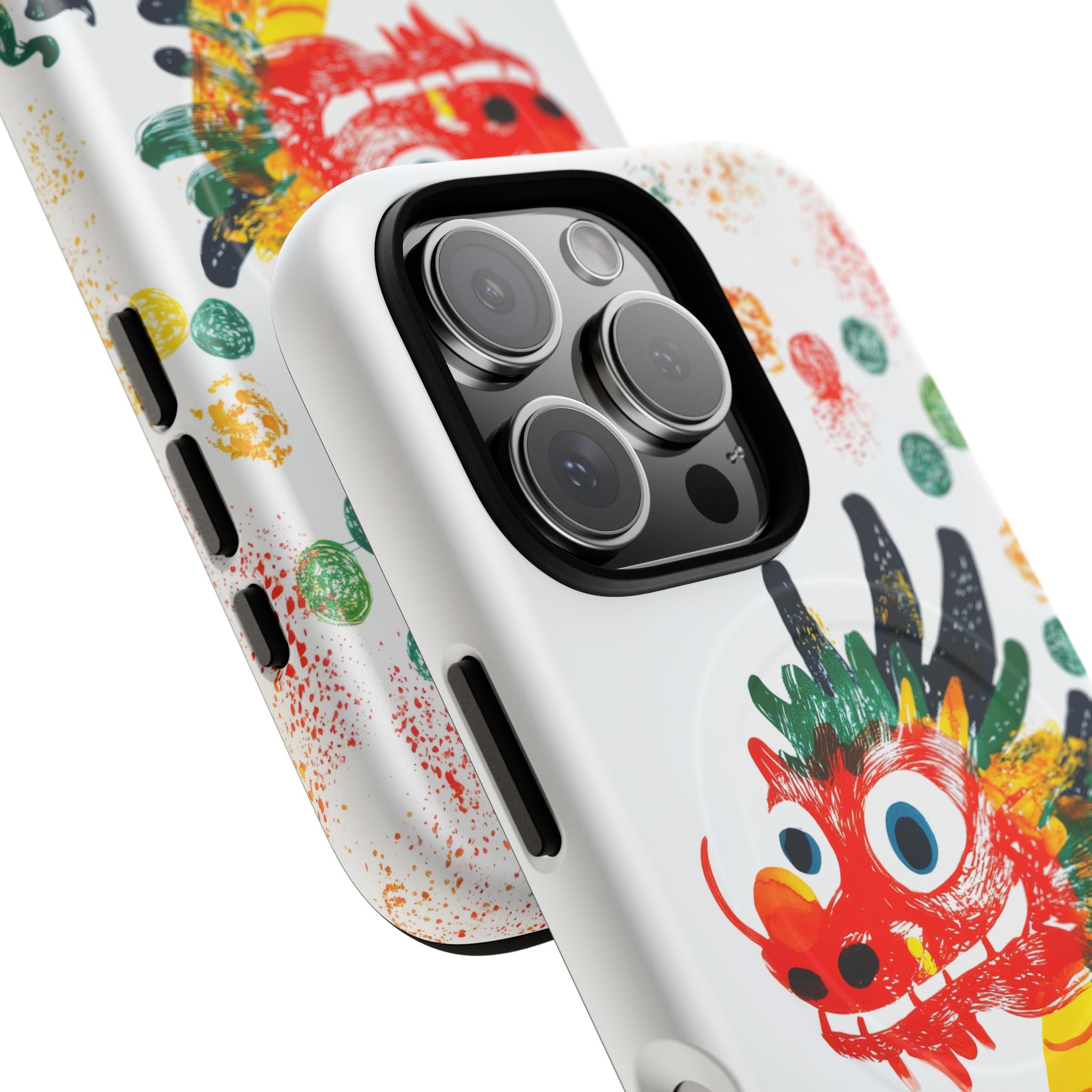 Long - Illustrated Chinese dragon white background