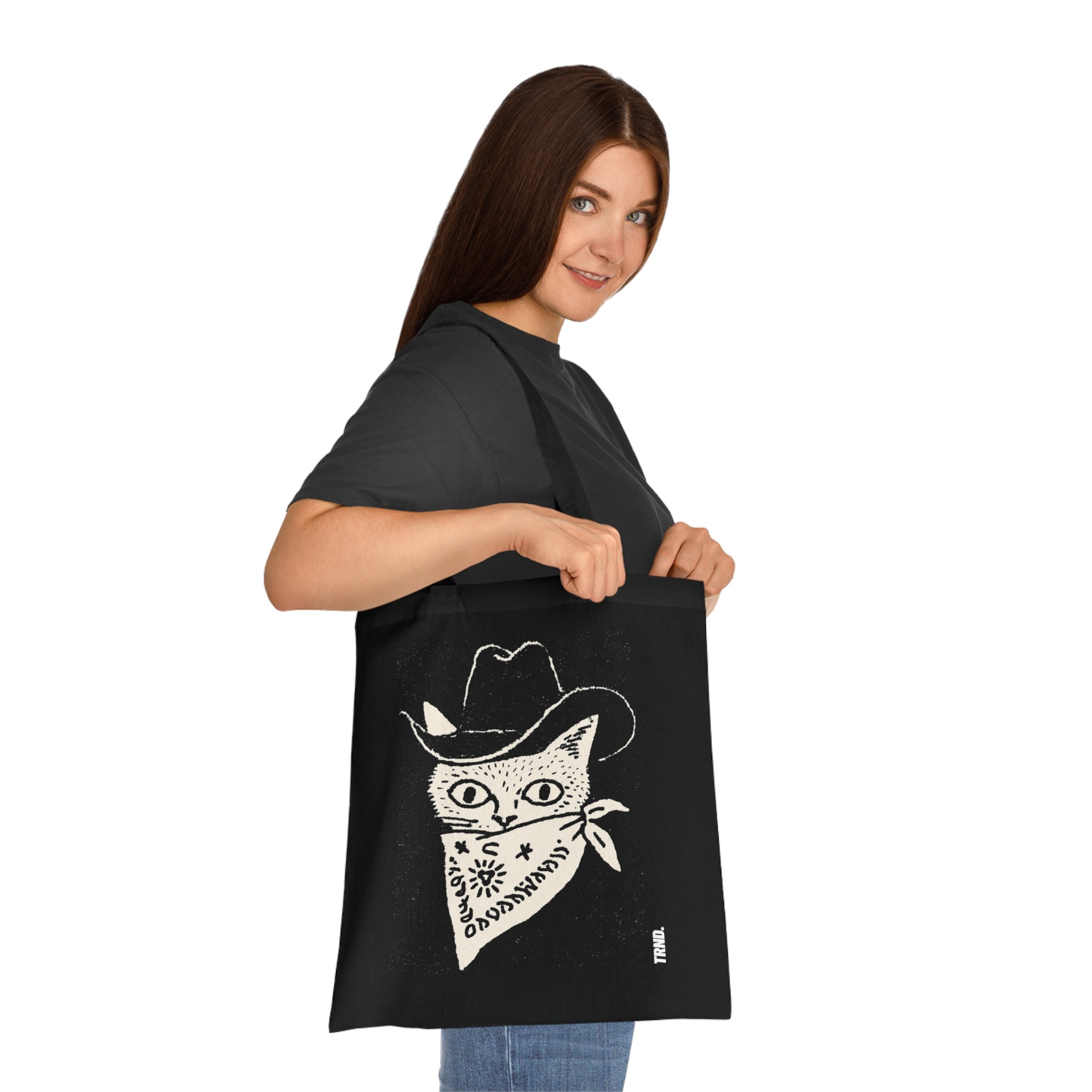 Wrangler - Tote bag chat cowboy illustration western | TRND.