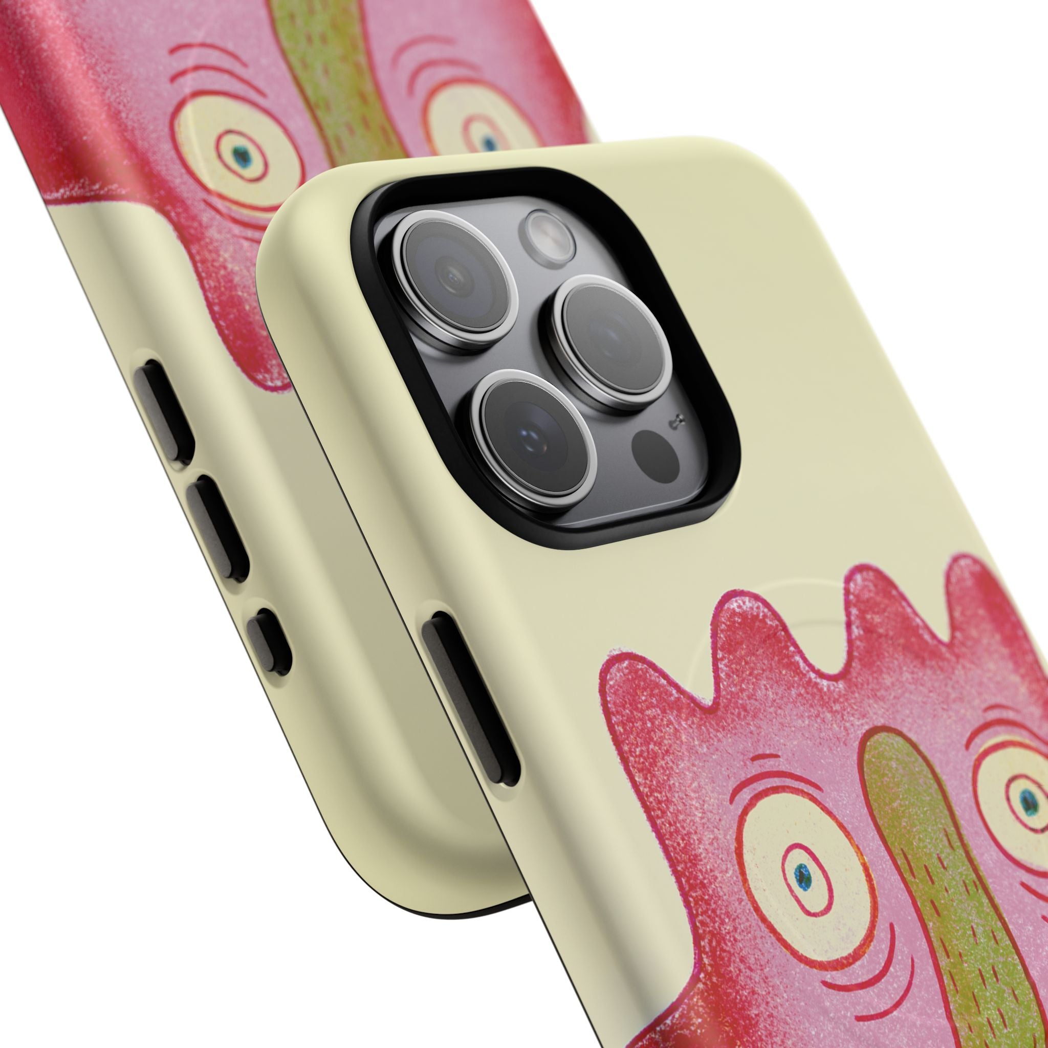 Gloop - Pink Monster Face iPhone Case | TRND.
