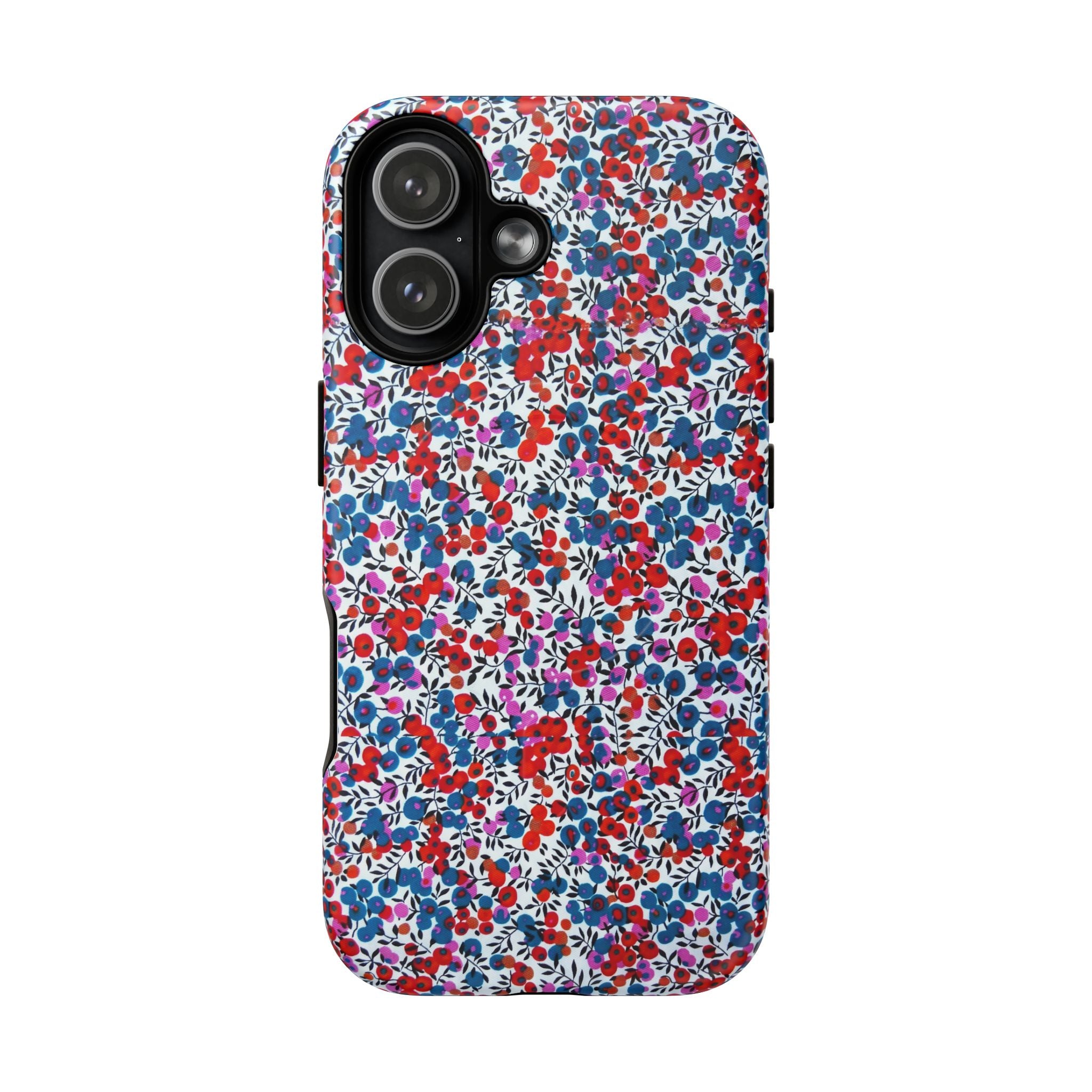 Scatter - Red & Blue confetti flowers