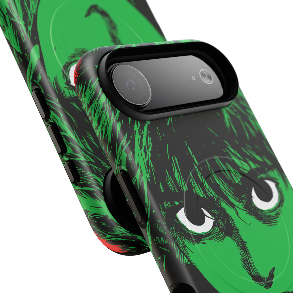 Venom - Portrait manga vert toxique et noir