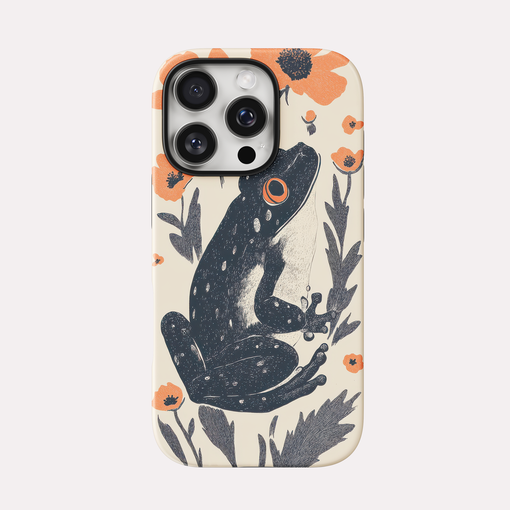 Ribbit - Frog Among The Poppies