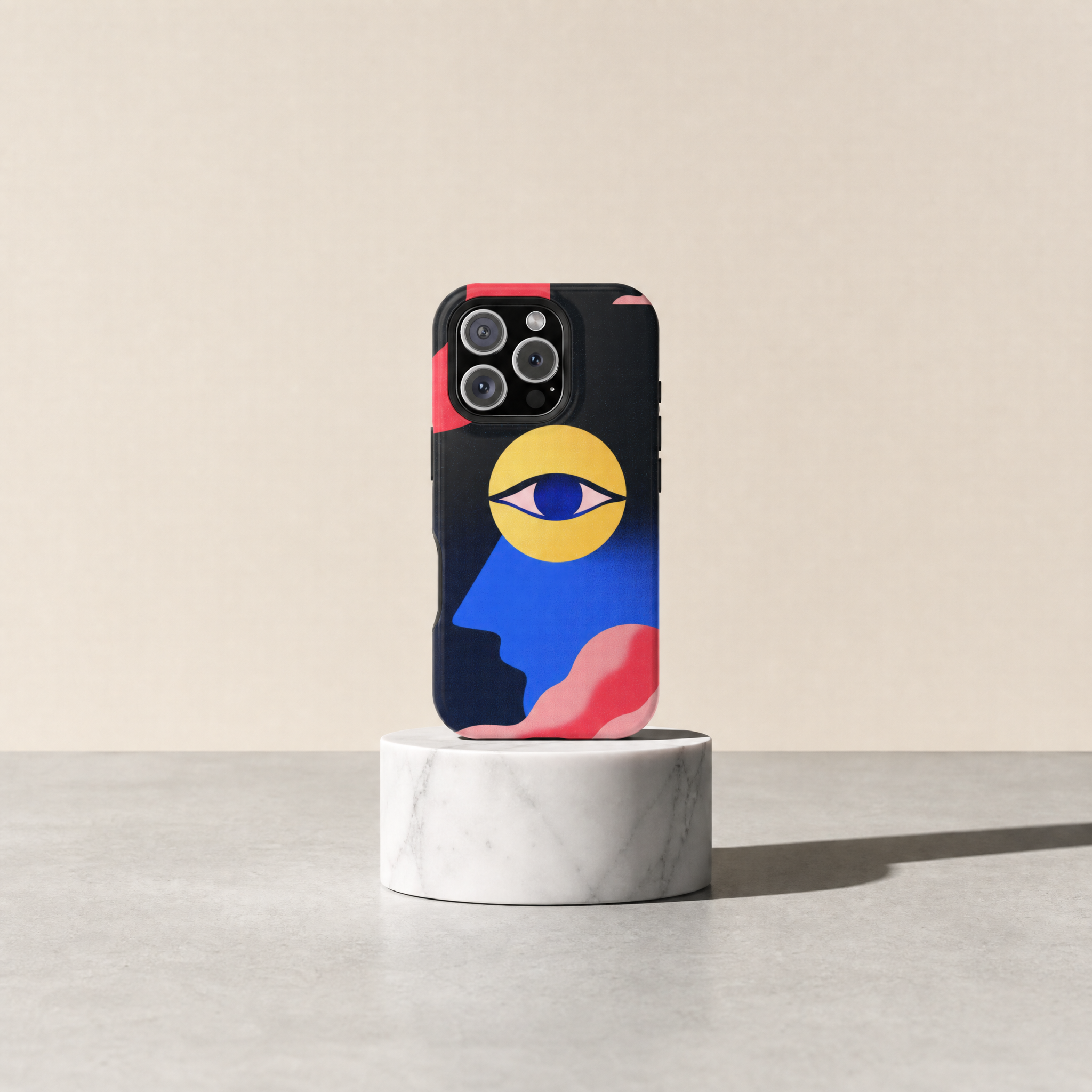 Oracle - Geometric eye dark background