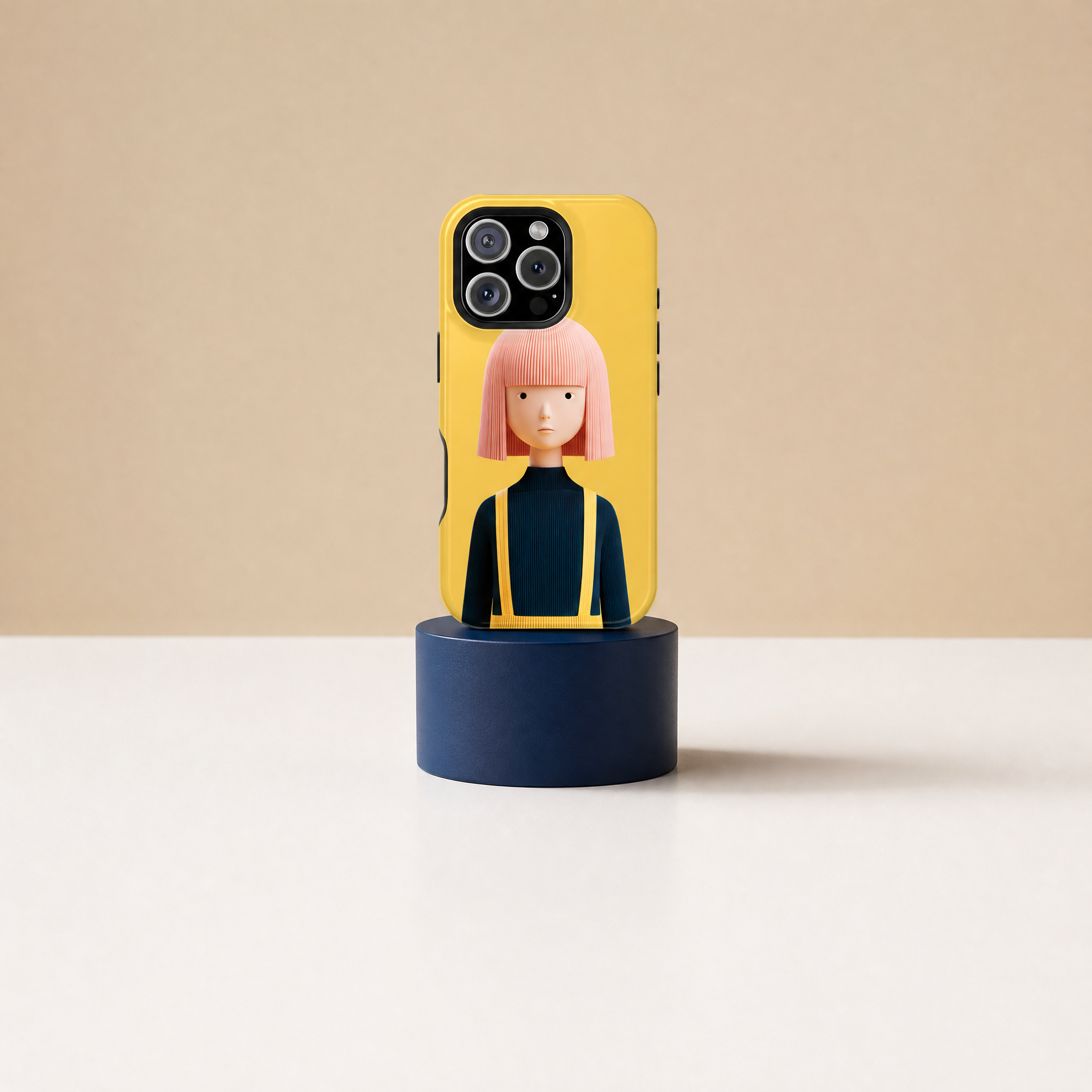 Brace - Sculpted character yellow background