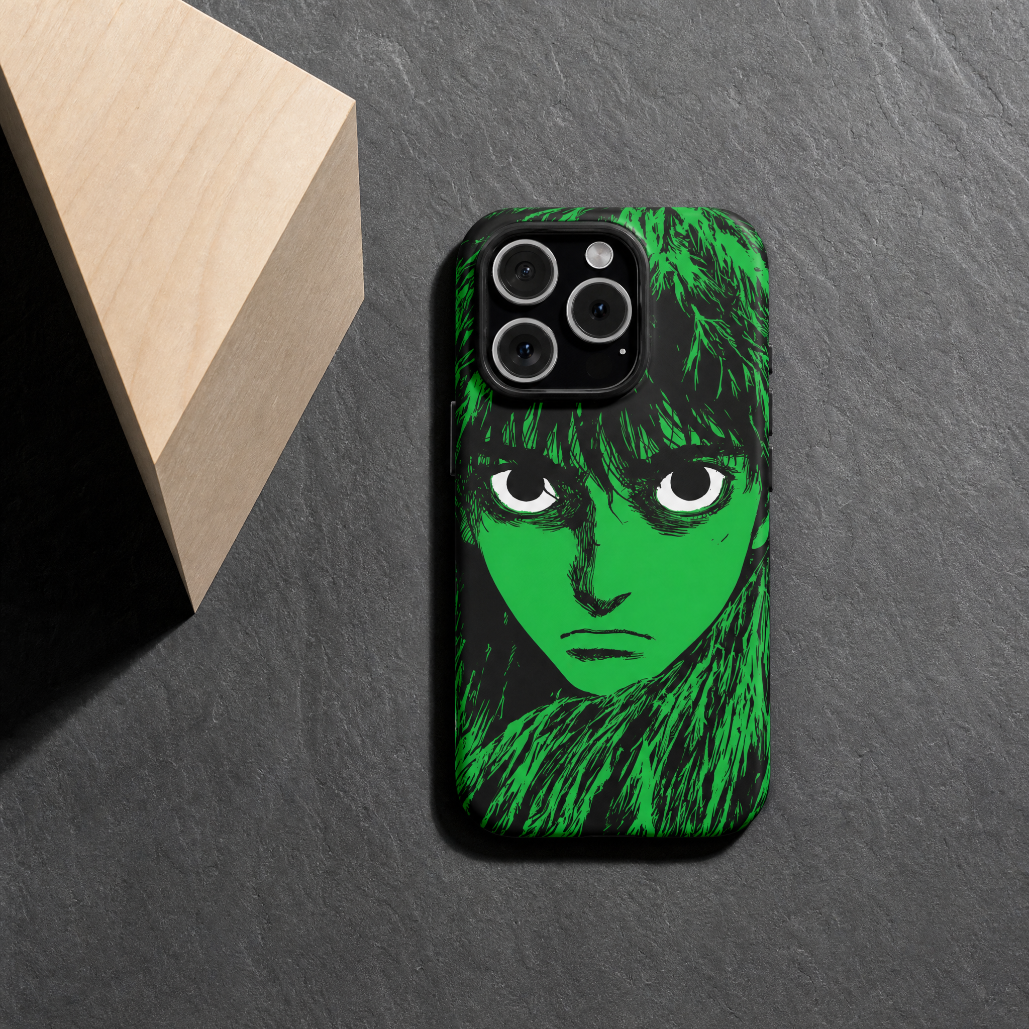 Venom - Toxic Green and Black Manga Portrait