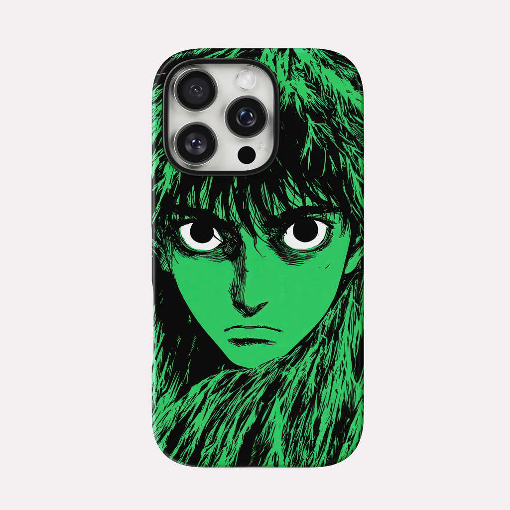 Venom - Portrait manga vert toxique et noir