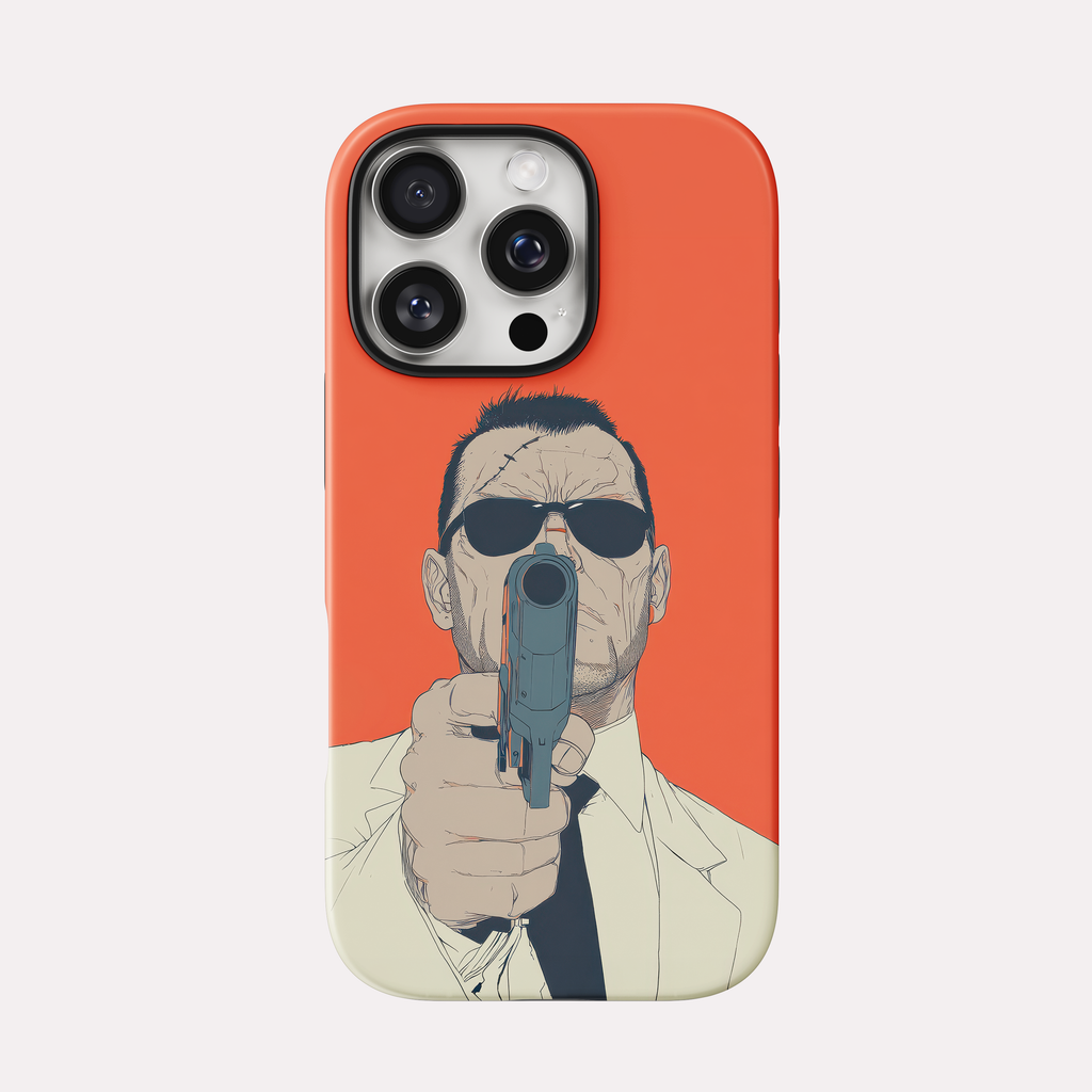 Goal - Orange and black graphic illustration