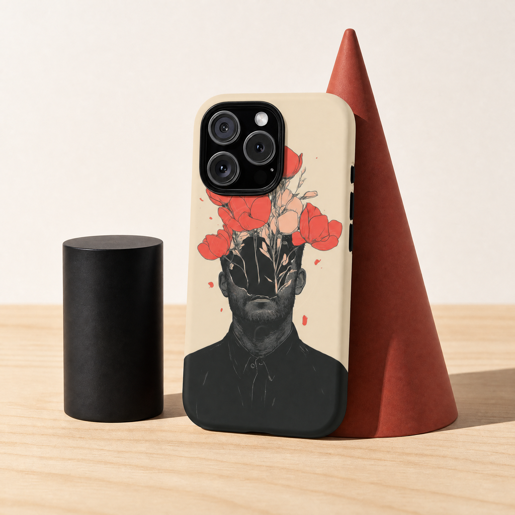 Bloom - Surreal illustration of flowers and a portrait