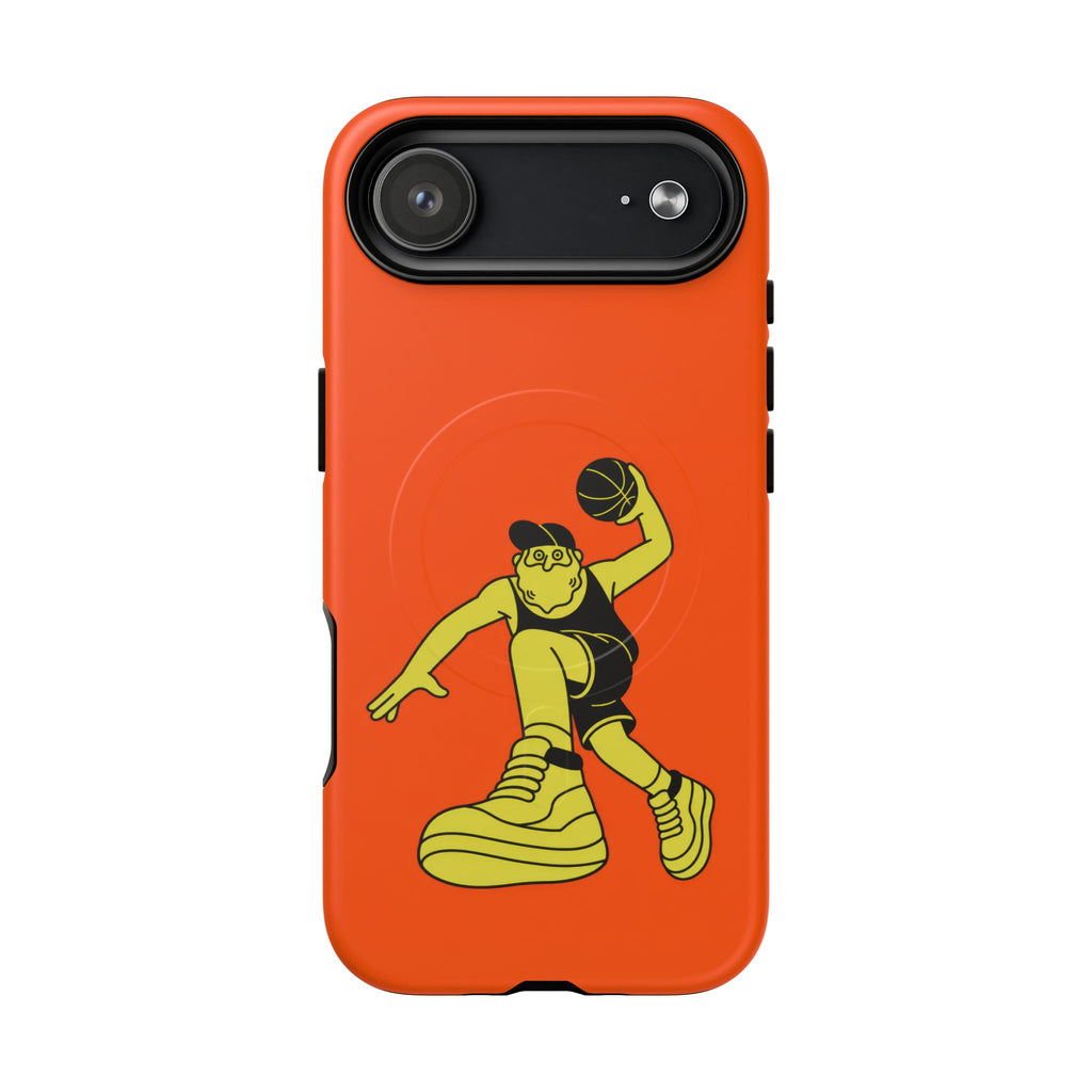 Basketball - Yellow Guy, Orange Court