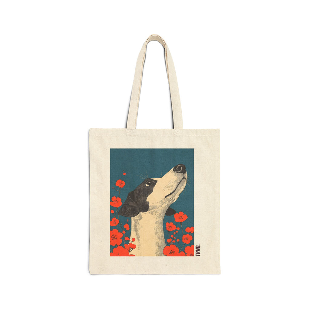 Lévrier - Greyhound & Poppies