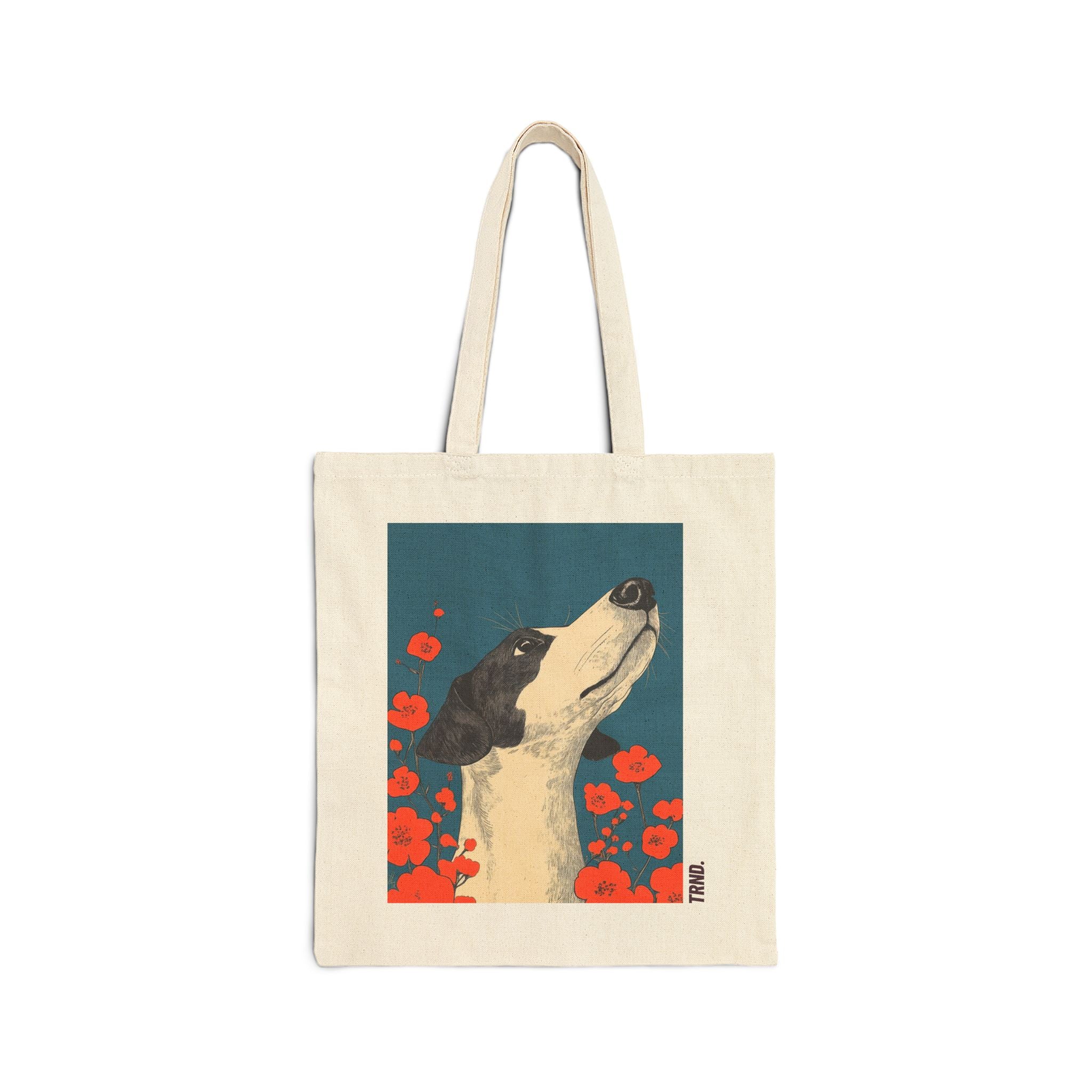 Lévrier - Greyhound & Poppies