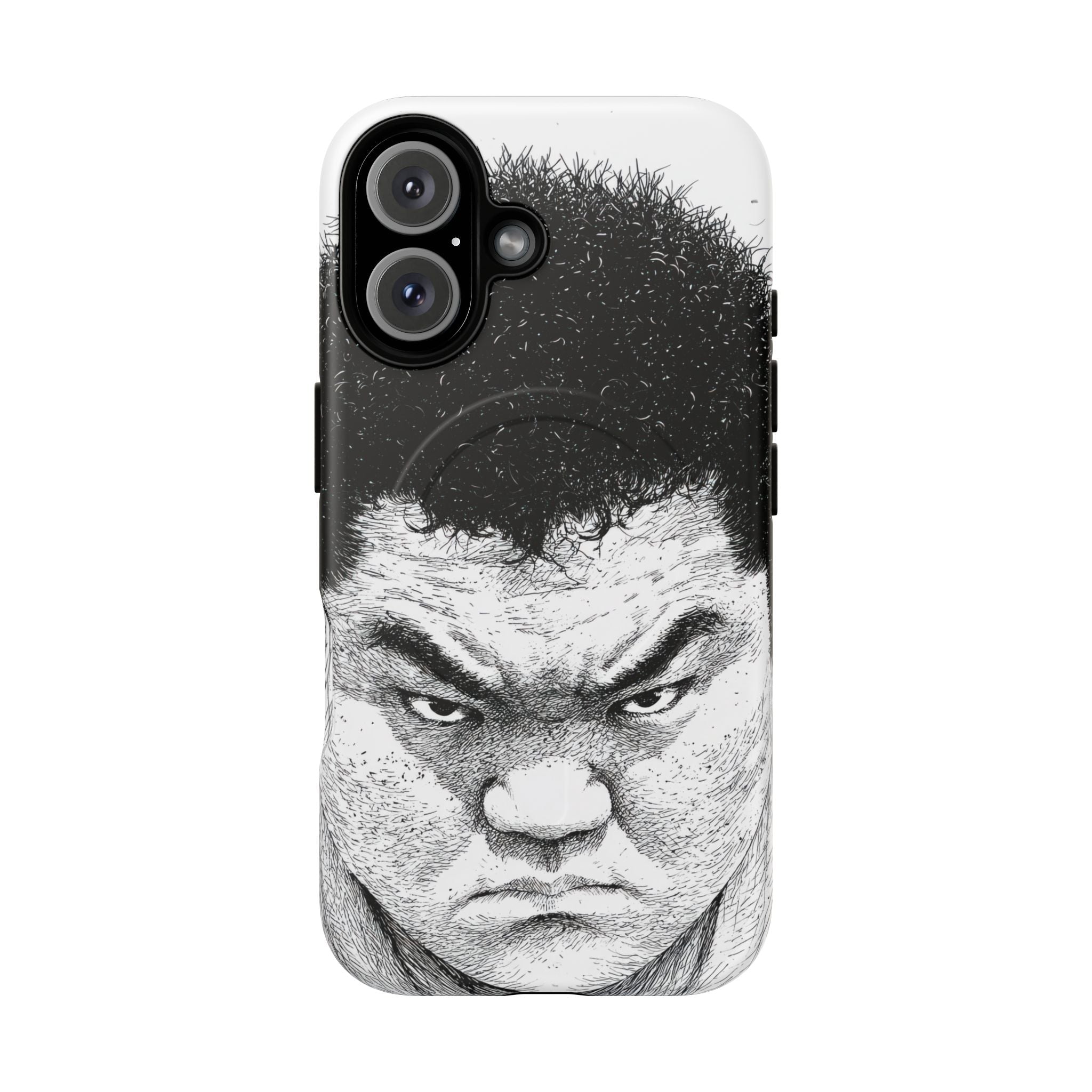 Tamafuji - Ink Portrait of a Wrestler