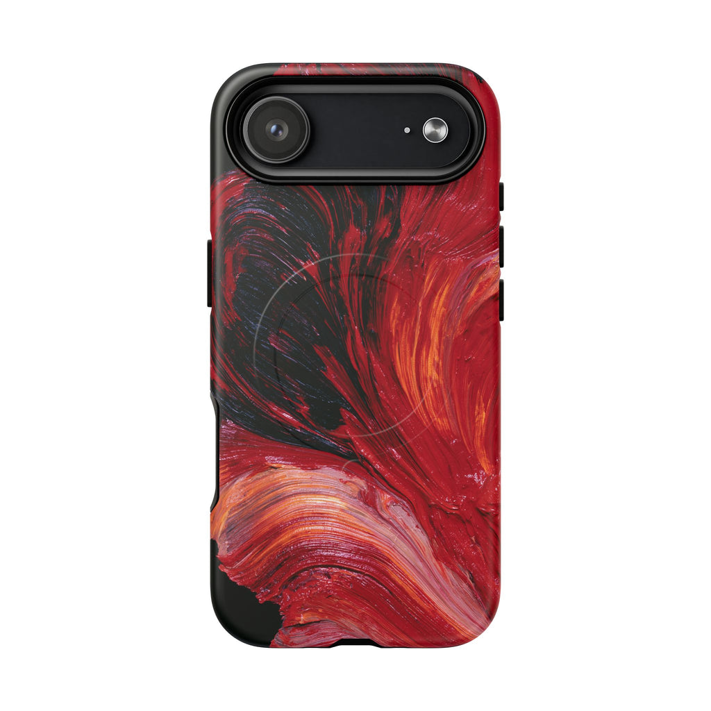 Rage - Red Gestural Abstract