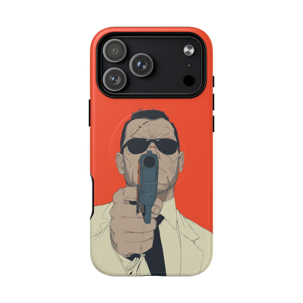 Goal - Orange and black graphic illustration