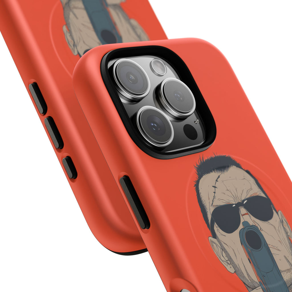 Goal - Orange and black graphic illustration