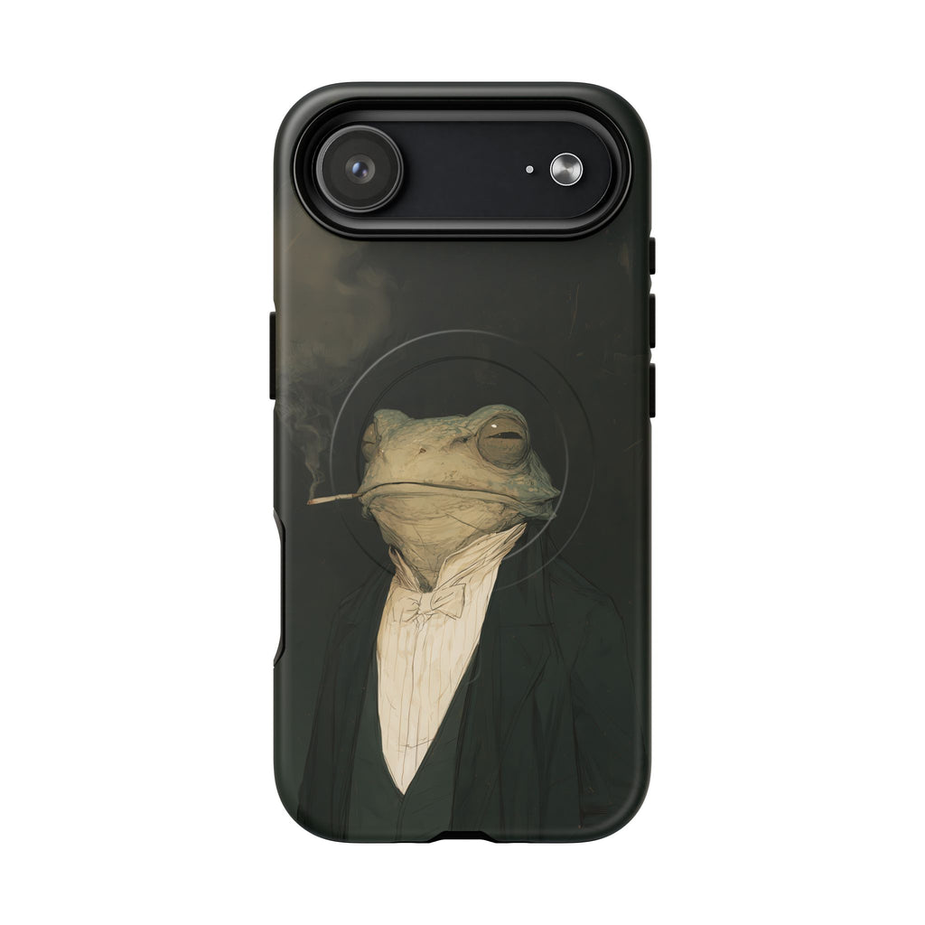 Toad - Grenouille gentleman fond vert