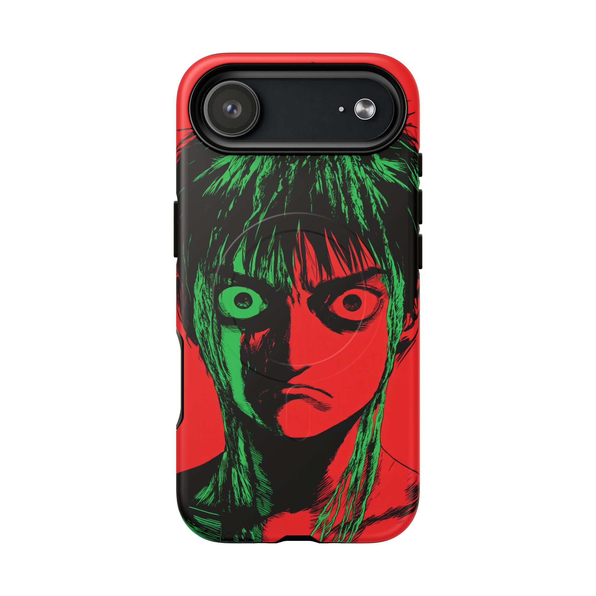 Rage - Manga face red background