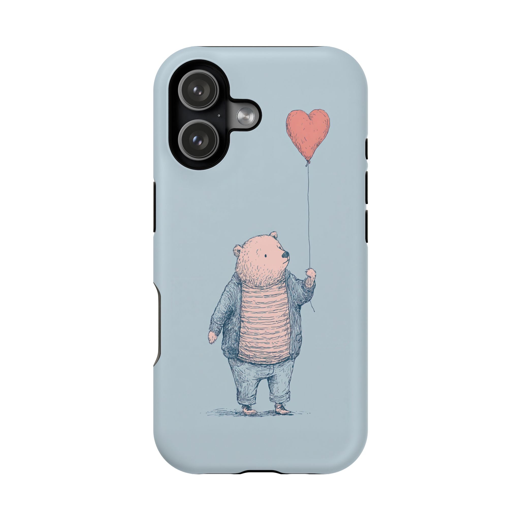 Papa Bear - Gentle balloon illustration