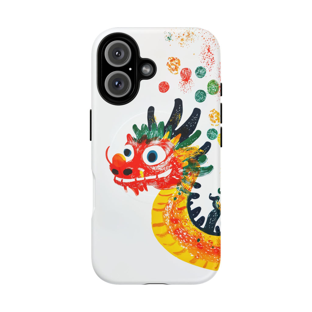 Long - Dragon chinois illustré fond blanc