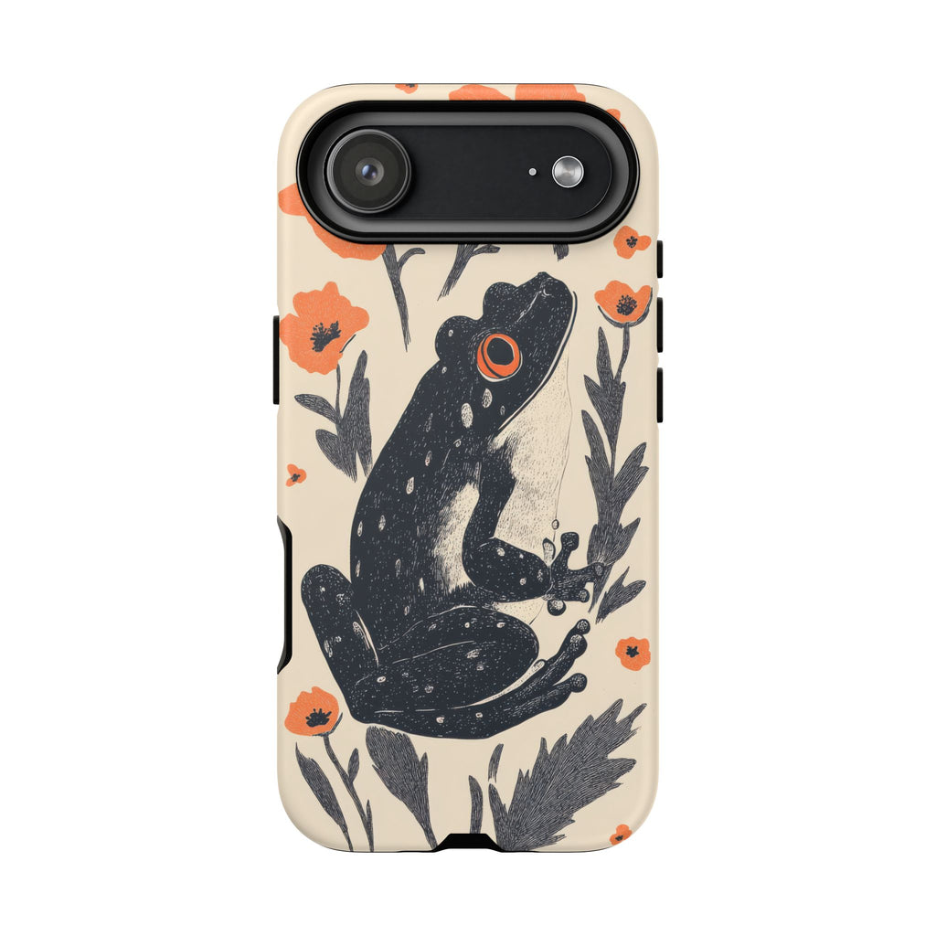 Ribbit - Frog Among The Poppies