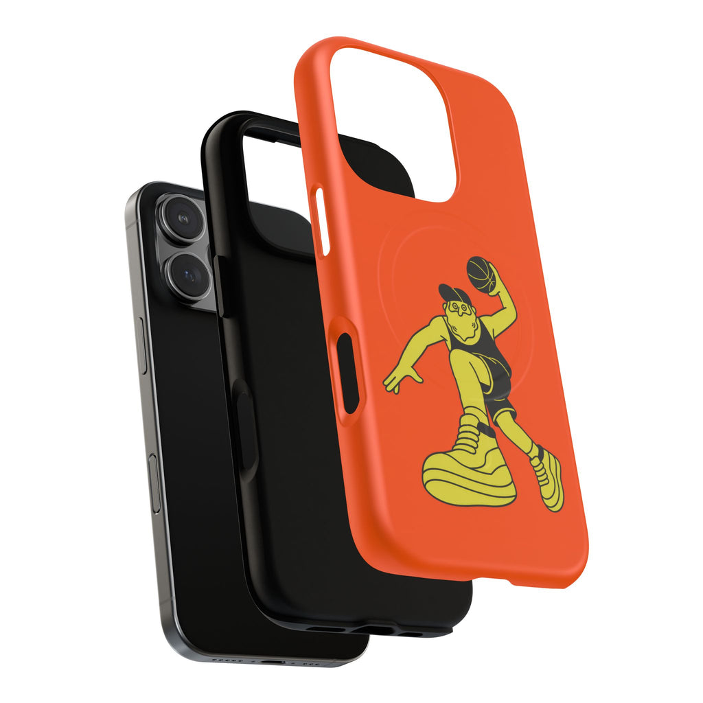 Basketball - Yellow Guy, Orange Court