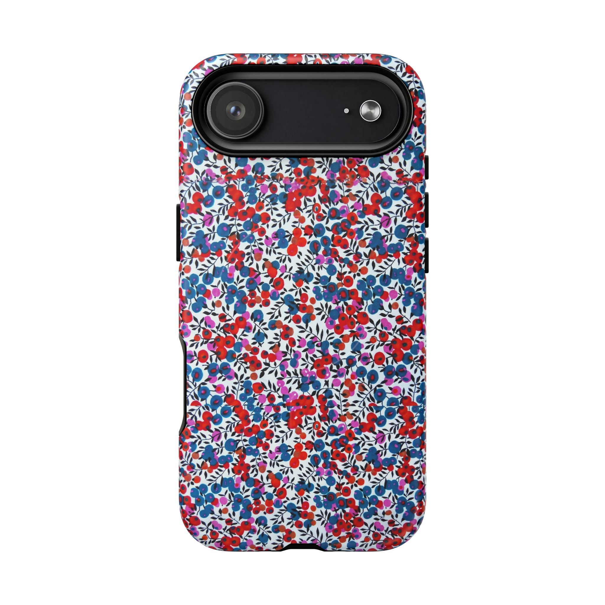 Scatter - Red & Blue confetti flowers